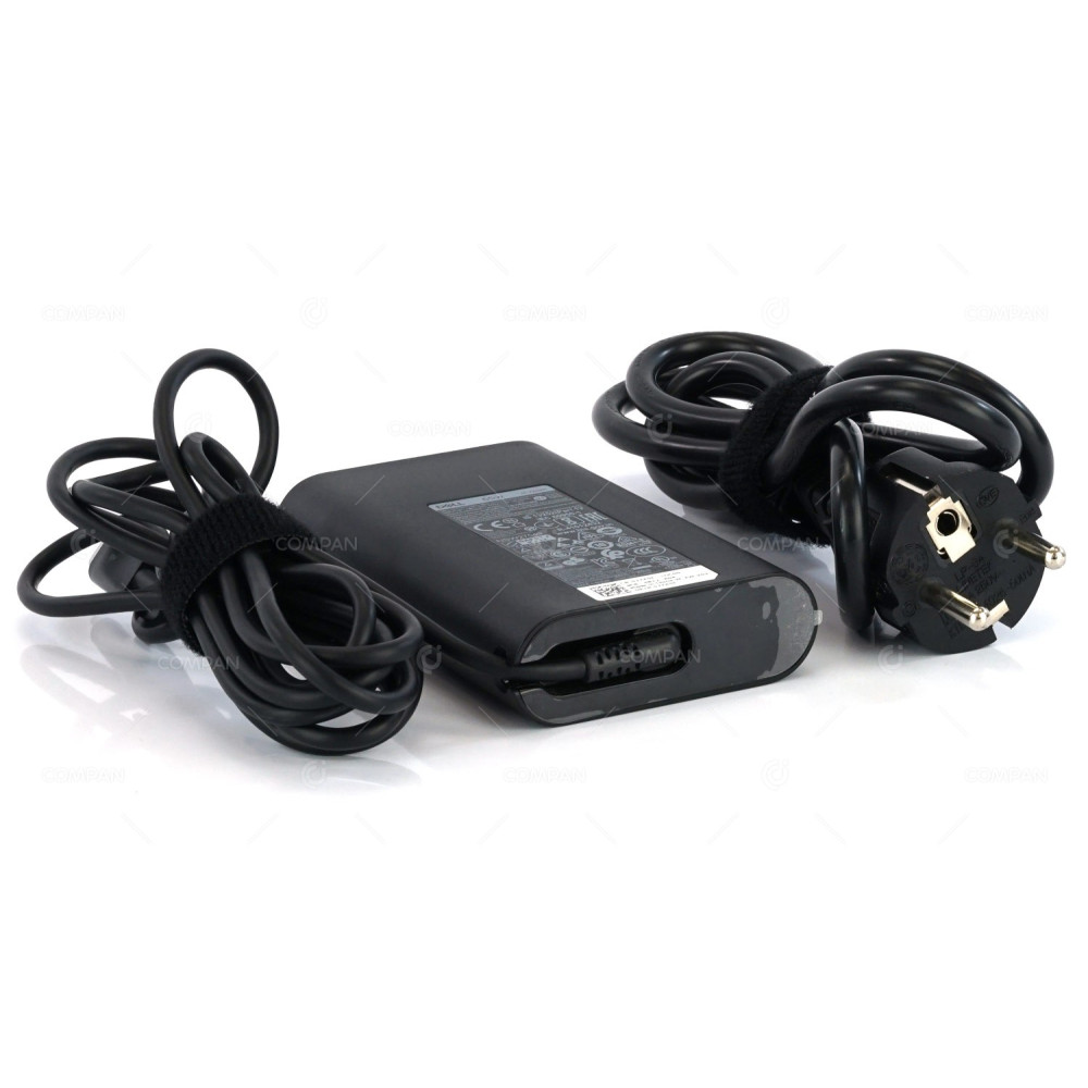 2YK0F DELL 65W 20V 3.25A USB-C SLIM DESIGN AC/DC ADAPTER FOR LAPTOPS 02YK0F, LA65NM170